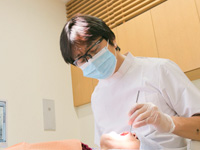 歯周病検査の流れ　お口の中の状態を確認